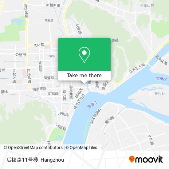 后拔路11号楼 map