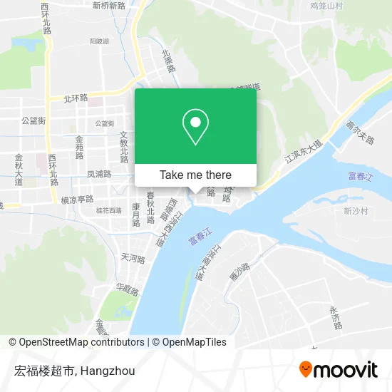 宏福楼超市 map