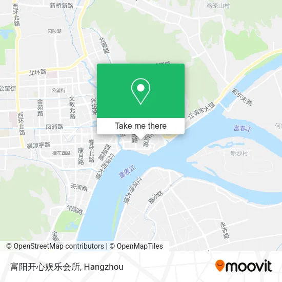 富阳开心娱乐会所 map