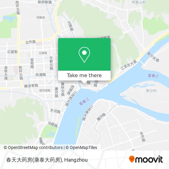 春天大药房(康泰大药房) map