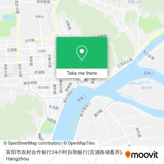 富阳市农村合作银行24小时自助银行(苋浦路储蓄所) map