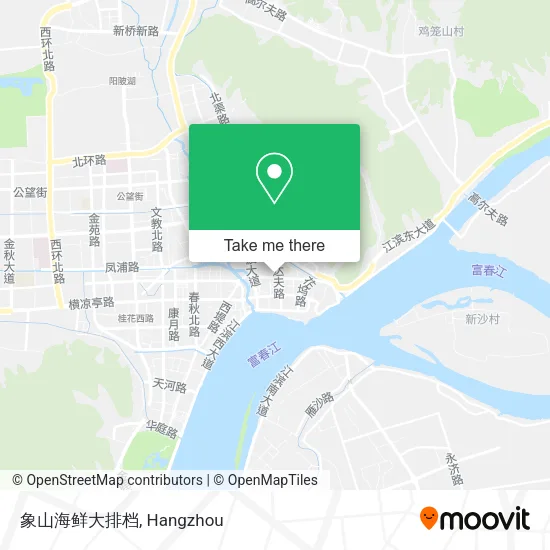 象山海鲜大排档 map