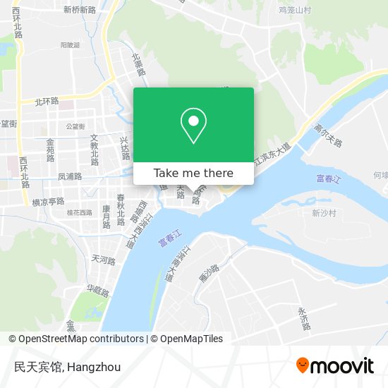 民天宾馆 map