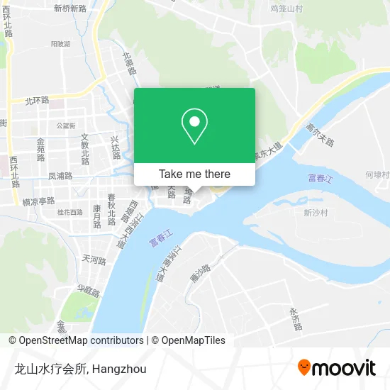 龙山水疗会所 map