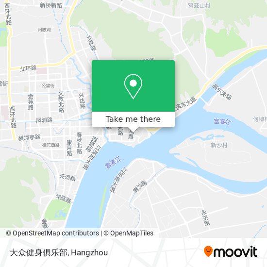 大众健身俱乐部 map