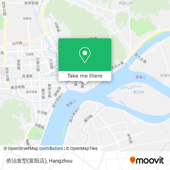 侨治发型(富阳店) map