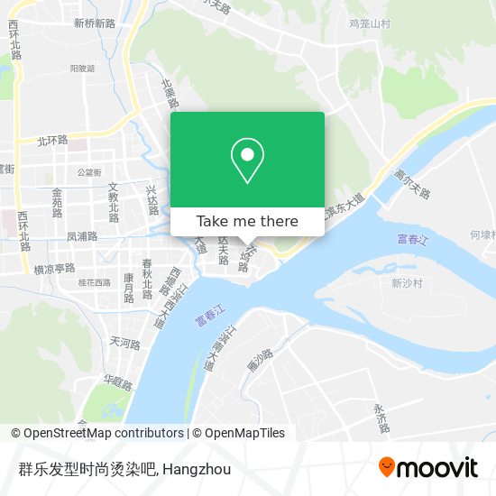 群乐发型时尚烫染吧 map