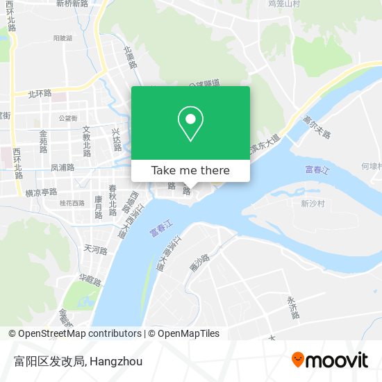 富阳区发改局 map