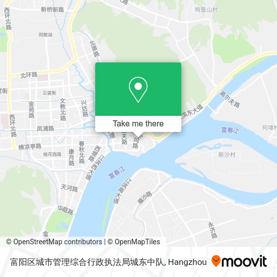 富阳区城市管理综合行政执法局城东中队 map