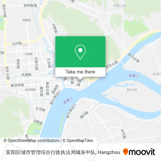 富阳区城市管理综合行政执法局城东中队 map