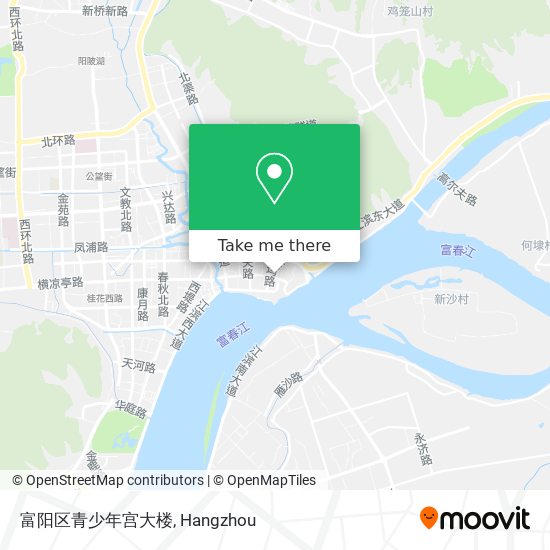 富阳区青少年宫大楼 map