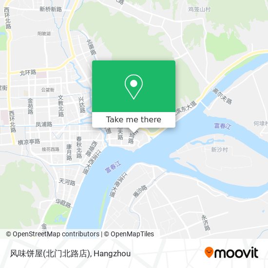 风味饼屋(北门北路店) map