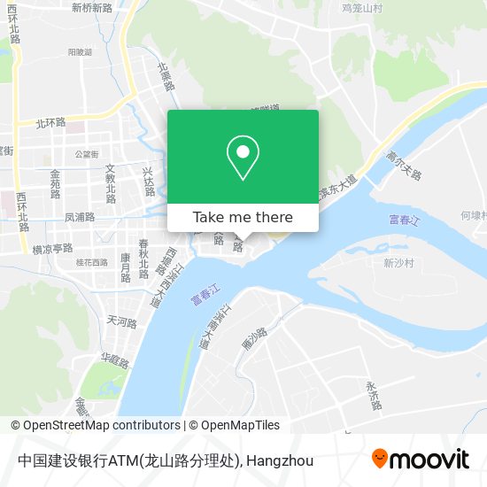 中国建设银行ATM(龙山路分理处) map