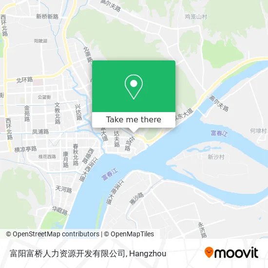 富阳富桥人力资源开发有限公司 map