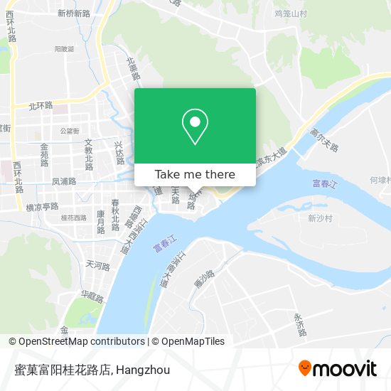 蜜菓富阳桂花路店 map