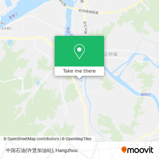 中国石油(许贤加油站) map