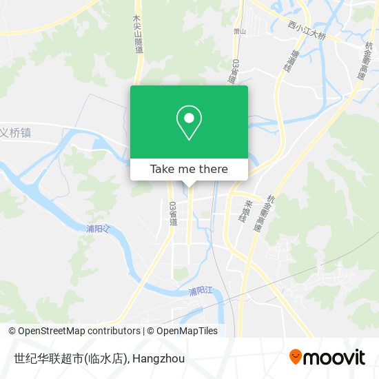 世纪华联超市(临水店) map