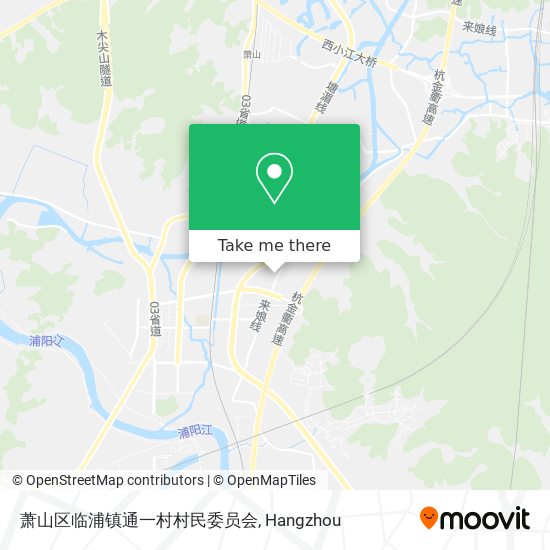 萧山区临浦镇通一村村民委员会 map