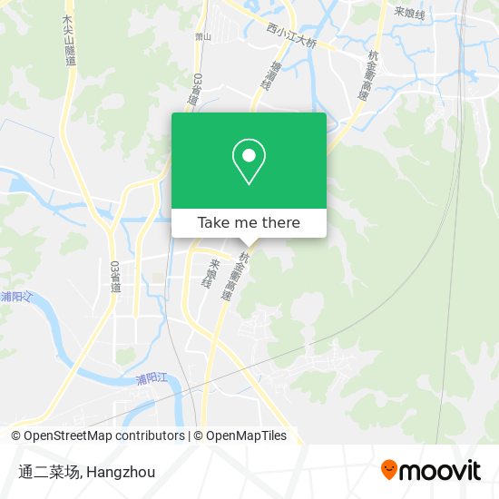 通二菜场 map
