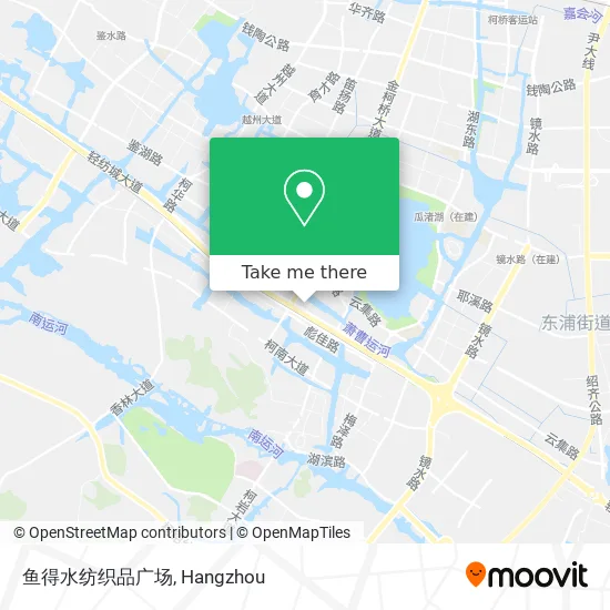 鱼得水纺织品广场 map
