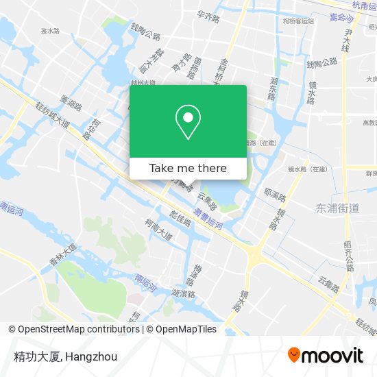 精功大厦 map