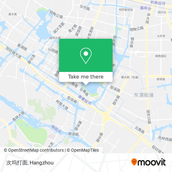 次坞打面 map