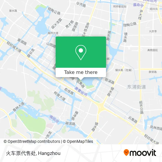 火车票代售处 map