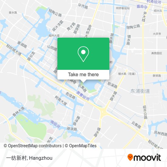 一纺新村 map