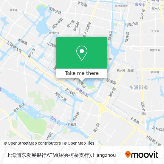上海浦东发展银行ATM(绍兴柯桥支行) map