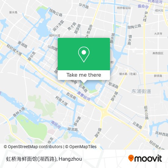虹桥海鲜面馆(湖西路) map