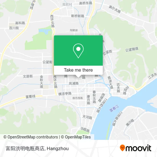 富阳洪明电瓶商店 map