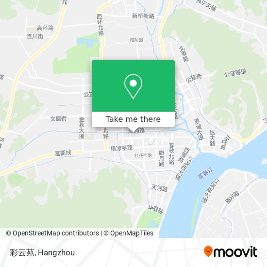 彩云苑 map