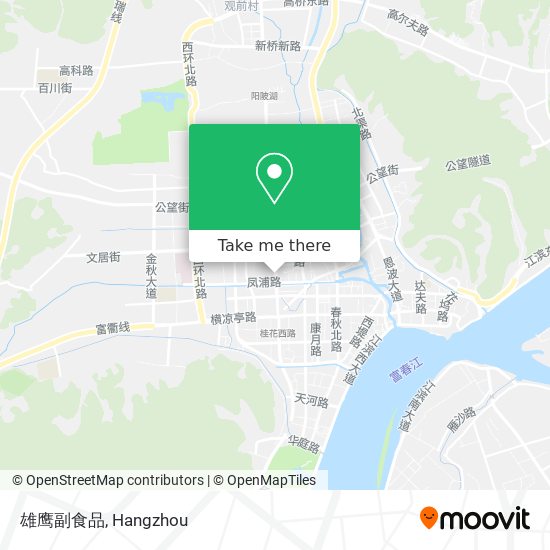 雄鹰副食品 map