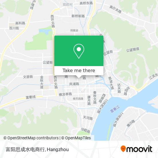 富阳思成水电商行 map