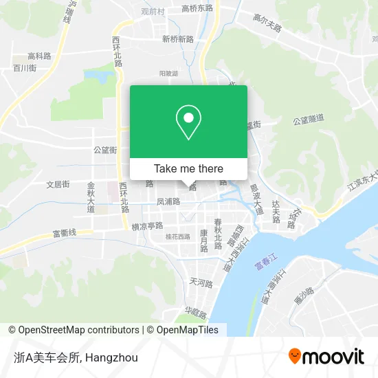 浙A美车会所 map