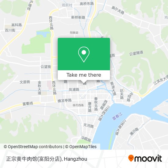 正宗黄牛肉馆(富阳分店) map