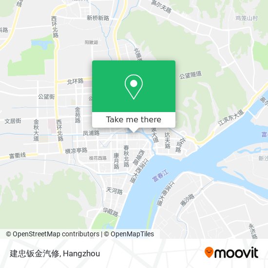 建忠钣金汽修 map