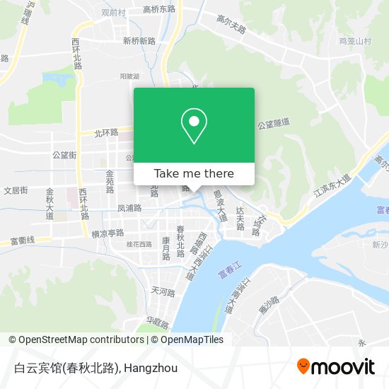 白云宾馆(春秋北路) map