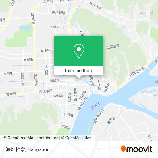 海灯推拿 map