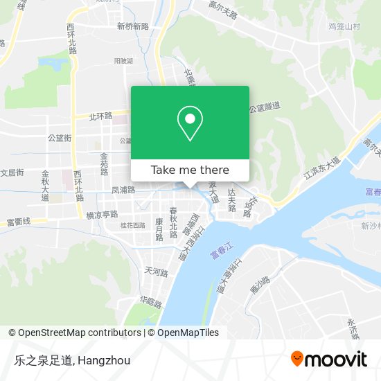 乐之泉足道 map