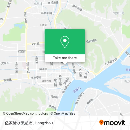 亿家缘水果超市 map