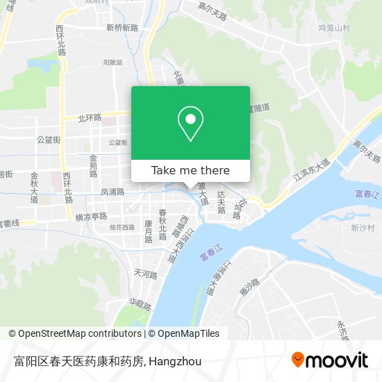富阳区春天医药康和药房 map