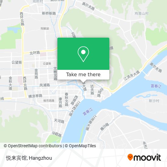 悦来宾馆 map