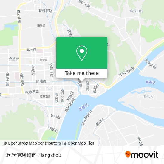 欣欣便利超市 map
