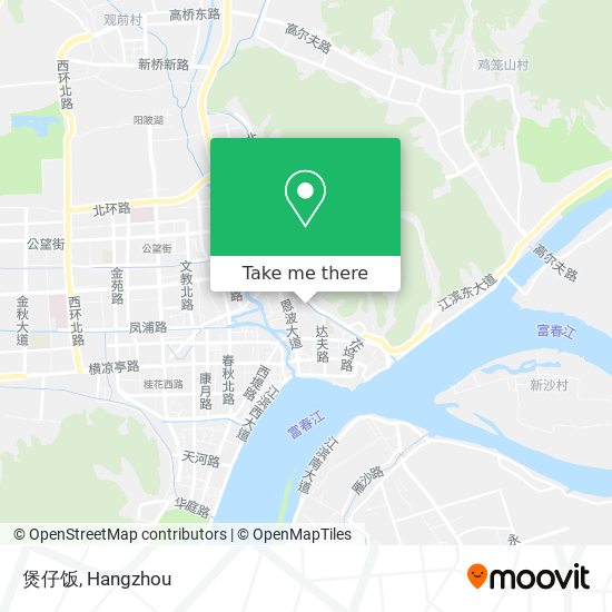 煲仔饭 map