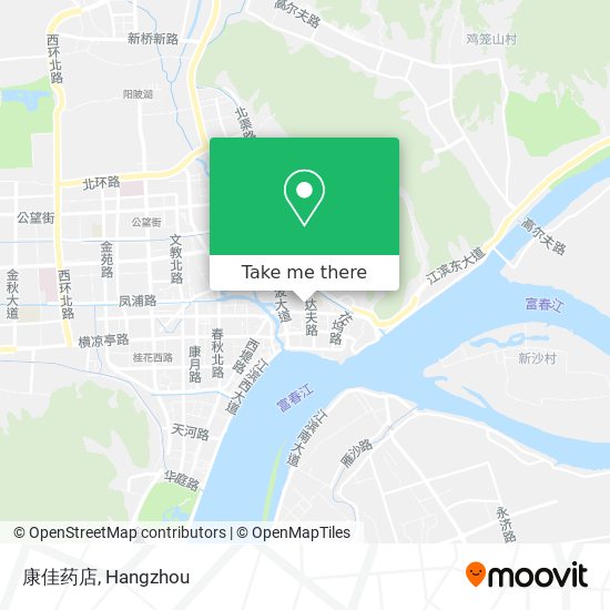 康佳药店 map