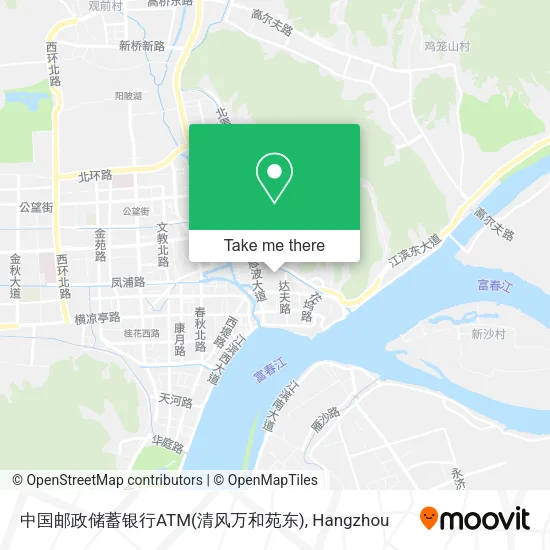 中国邮政储蓄银行ATM(清风万和苑东) map