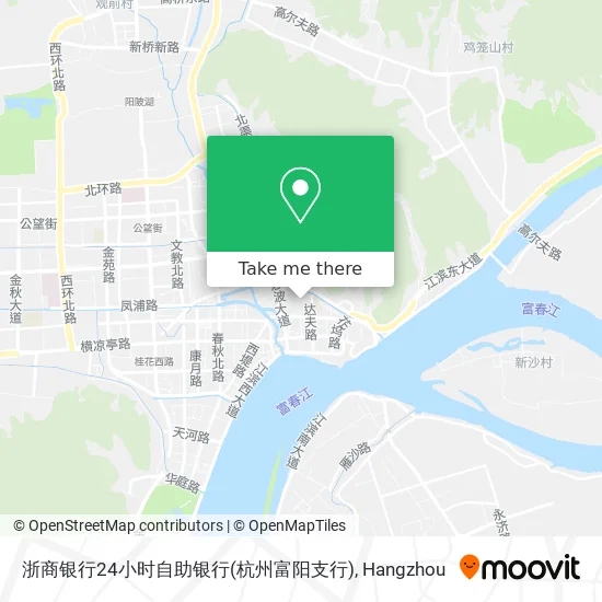 浙商银行24小时自助银行(杭州富阳支行) map