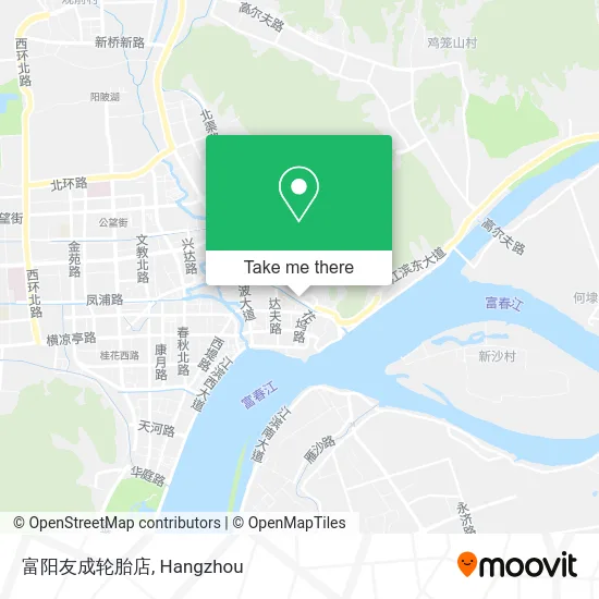 富阳友成轮胎店 map