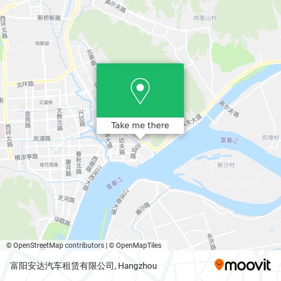 富阳安达汽车租赁有限公司 map